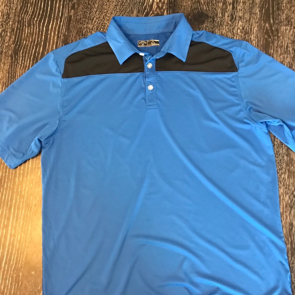 Callaway MEN’s BLUE GOLF POLO - LIKE NEW - SIZE M